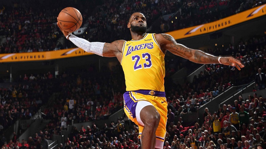 lebron dunk
